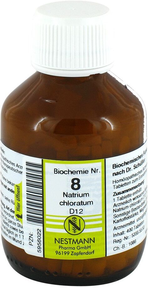 NESTMANN Biochemie 8 Natrium chloratum D12 Tabletten 400stk