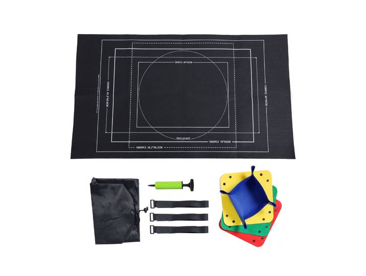 Puzzlematte aufrollbar schwarz