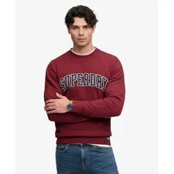 Superdry für Herren. M2014590A Rotes Sweatshirt ?Athletic Applique Relaxed? (XXL), Lässig, Kastanienbraun, Baumwolle