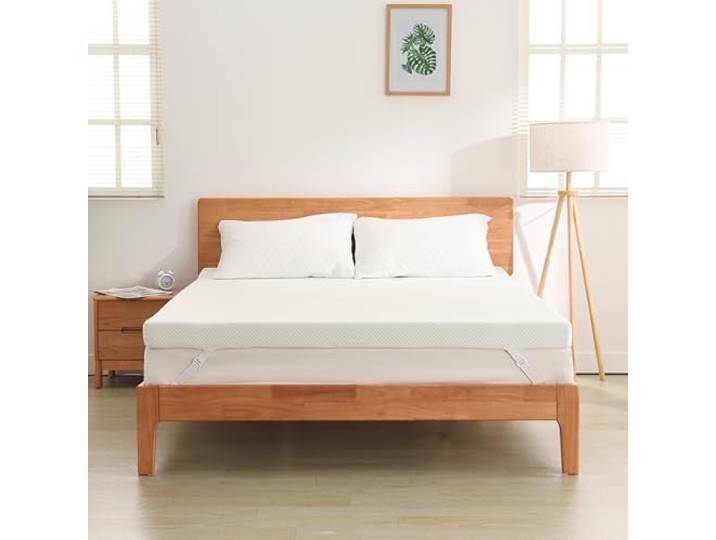 EGOHOME Matratzentopper 180x200 cm, 9cm Höhe Matratzen Topper Härtegrad H3 mit Schaumstoff, Öko-TEX und CertiPUR Zertifiziert, 180x200cm Matratzenauflage für Boxspringbett Schlafsofa