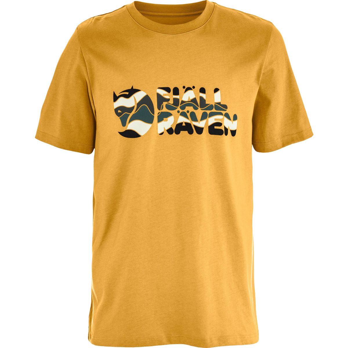 Fjällräven Multicolor Logo T-shirt M ochre (160) M F12600268-160-M