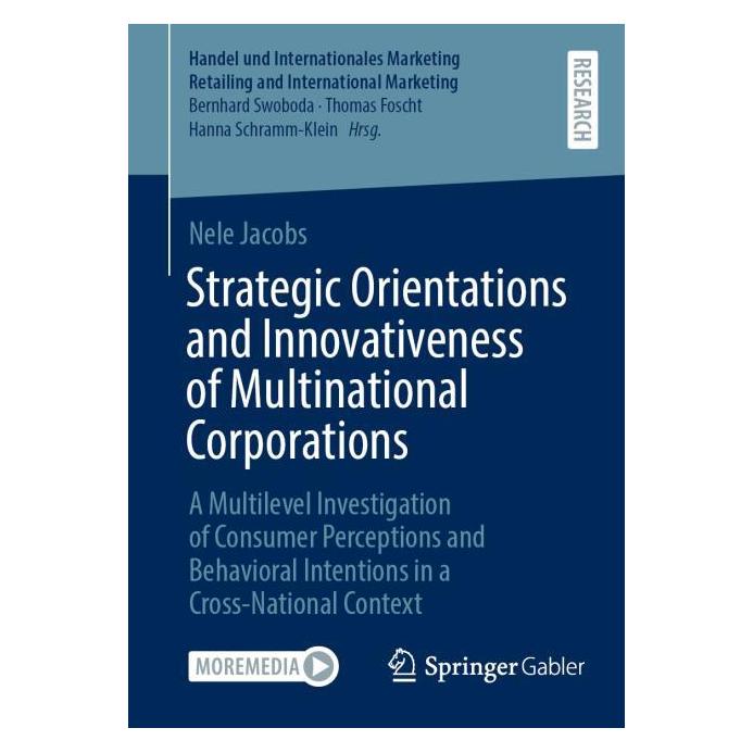 Springer Strategic Orientations and Innovativeness of Multinational Corporations (Englisch, Softcover, Nele Jacobs) (59915965)
