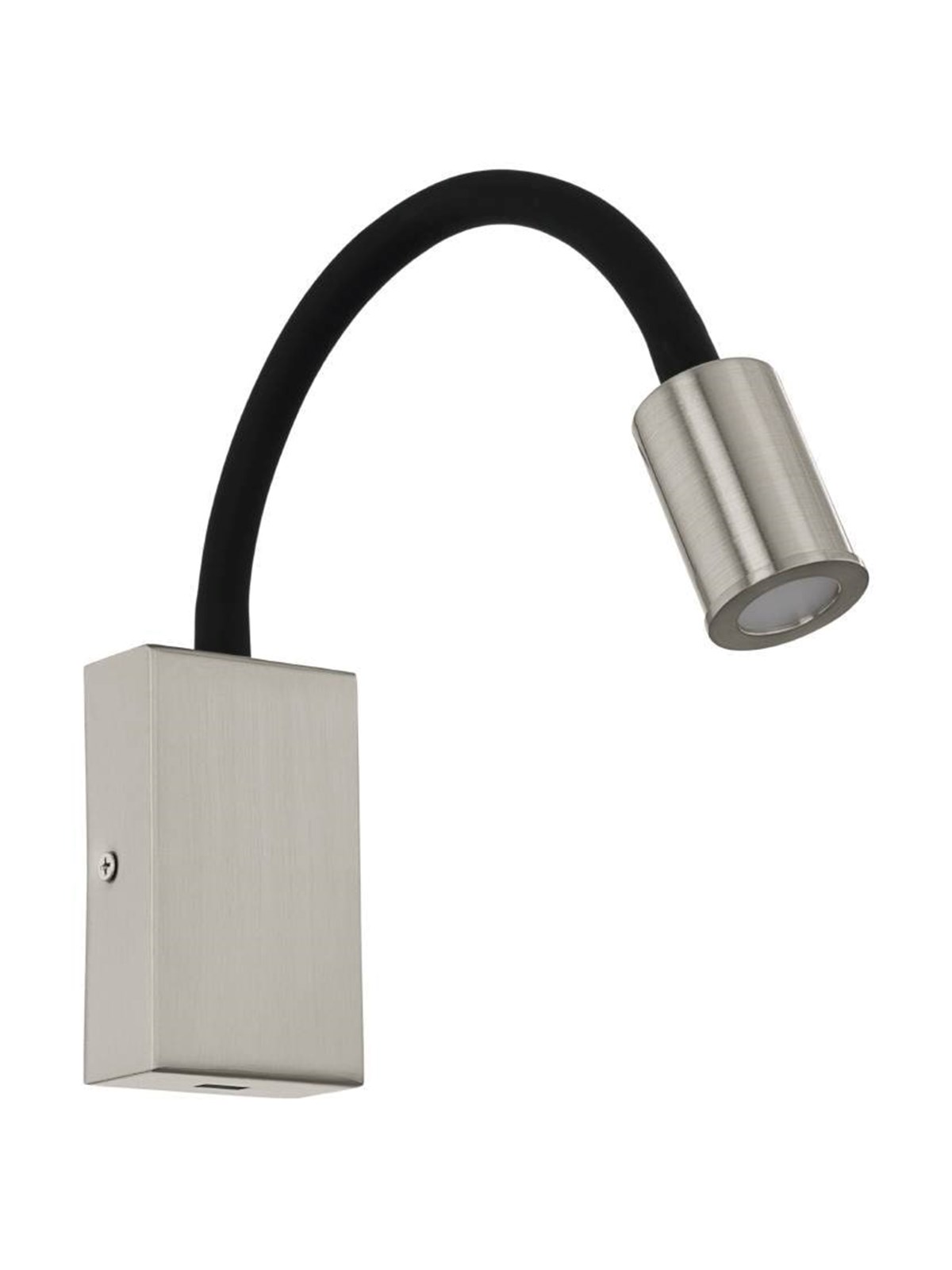 EGLO TAZZOLI Wandleuchte, nickel-matt, schwarz