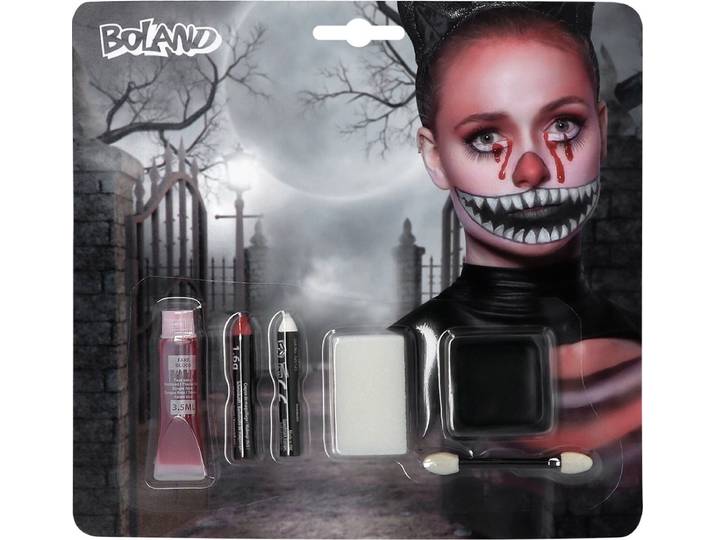 Boland Crazy cat - Schminkset - Nep bloed vetschmink schminksticks