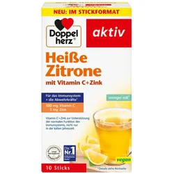Doppelherz aktiv heiße Zitrone mit Vitamin C + Zink