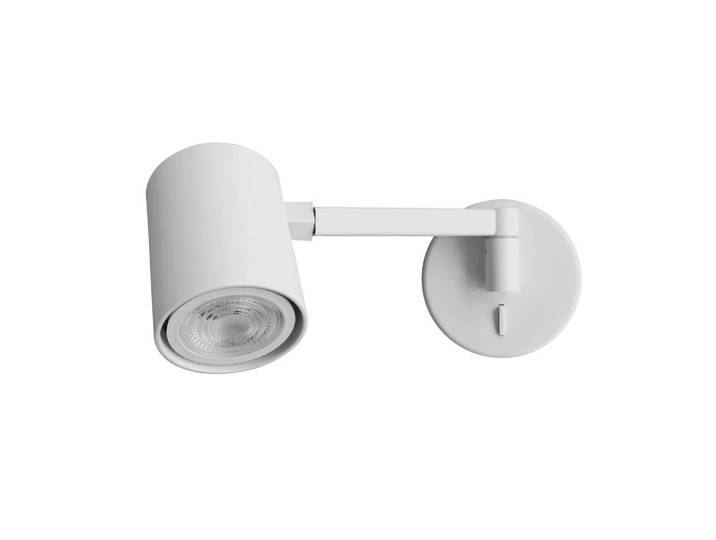 Wandleuchte, Weiss, Metall, 8x8 cm, RoHS, Lampen & Leuchten, Innenbeleuchtung, Wandlampe, Wandlampen