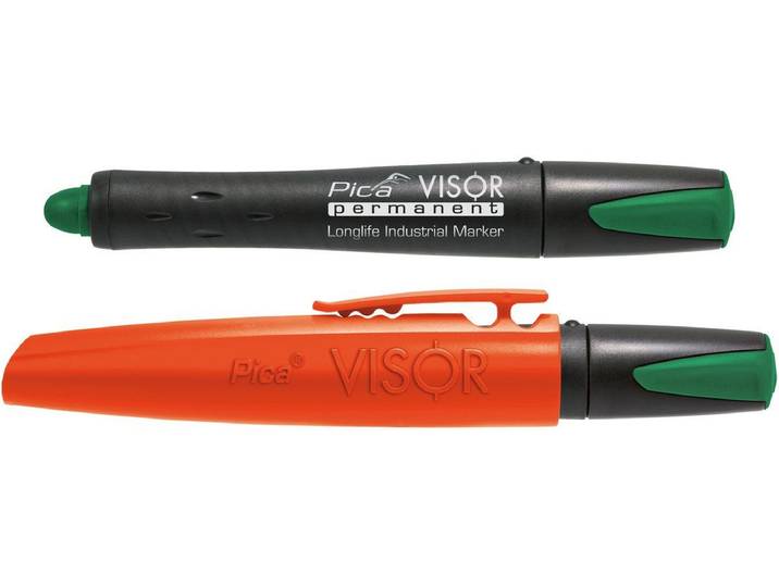 Pica Visor Permanent Marker 990/36 - Hervulbaar - Lange levensduur - Groen