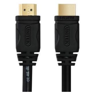 Unitek KABEL HDMI BASIC V2.0 M / M GOLD 1M, Y-C136M (1 m) (Y-C136M)