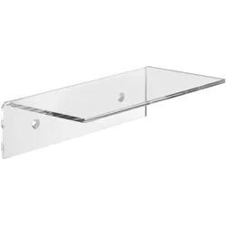 Acryl Wandregal 200 mm | 100 mm, Acryl (PMMA), transparent