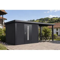 Wolff Finnhaus WPC Gartenhaus Frode - 28 mm 376 x 240 cm (Frode 3824)