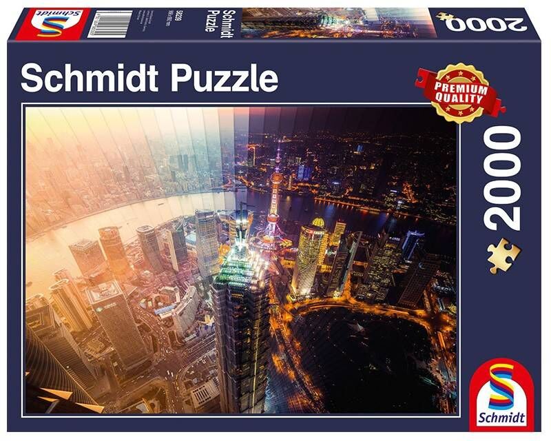 Schmidt Puzzles - Le jour et la nuit - Tranches horaires, 2000 pcs