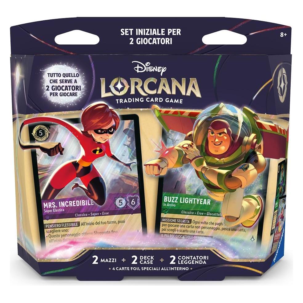 Ravensburger Lorcana 2 Player Starter Decks: Lande Sconosciute ITA (Italienisch, Booster Pack) (66622)