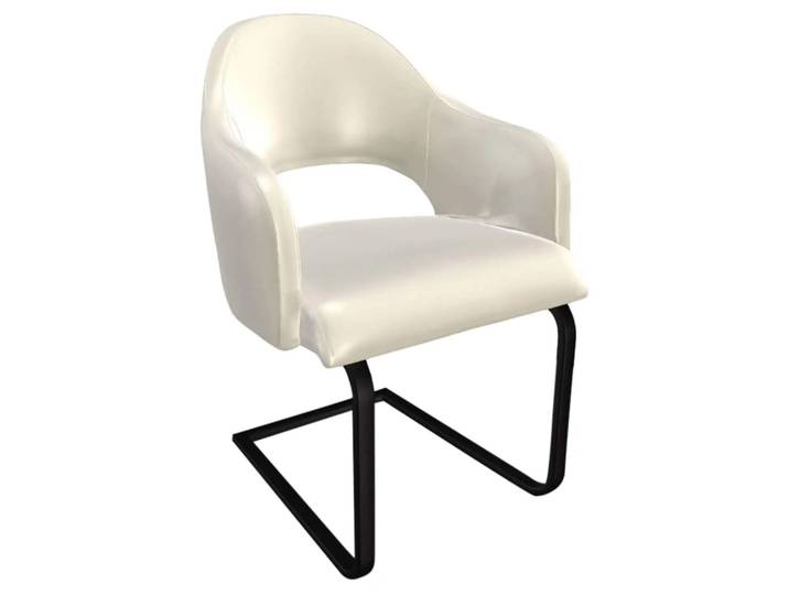 Freischwinger Salesa Trendstühle / Farbe: Pure / Material: Leder