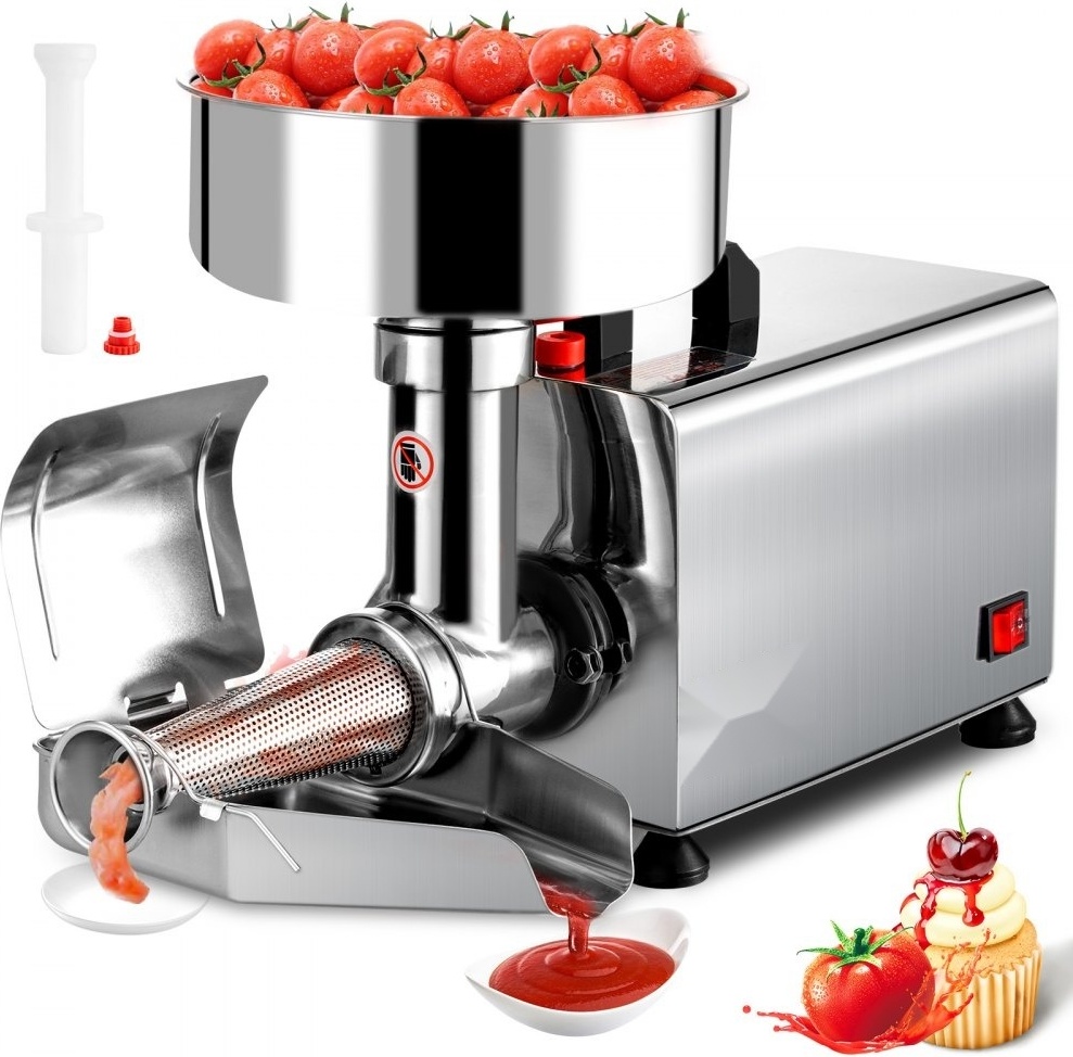 Elektrische Tomatenpresse - Passiergerät aus rostfreiem Stahl - 370W