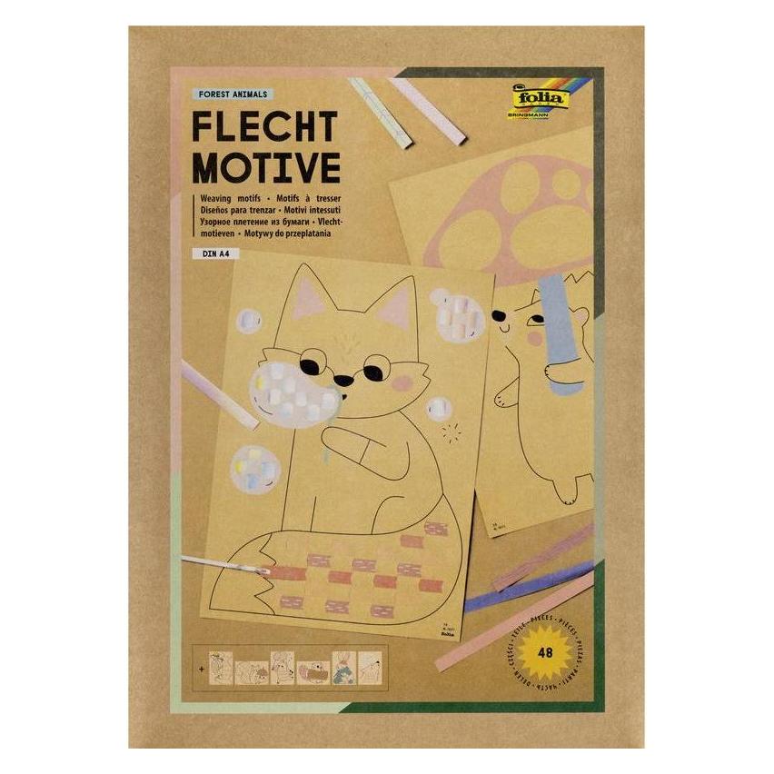 Folia Flechtmotive Forest animals, 48 Teile (48x) (FO70271)