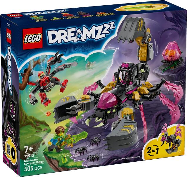 LEGO® DREAMZzz 71513 Albtraum-Skorpionbagger
