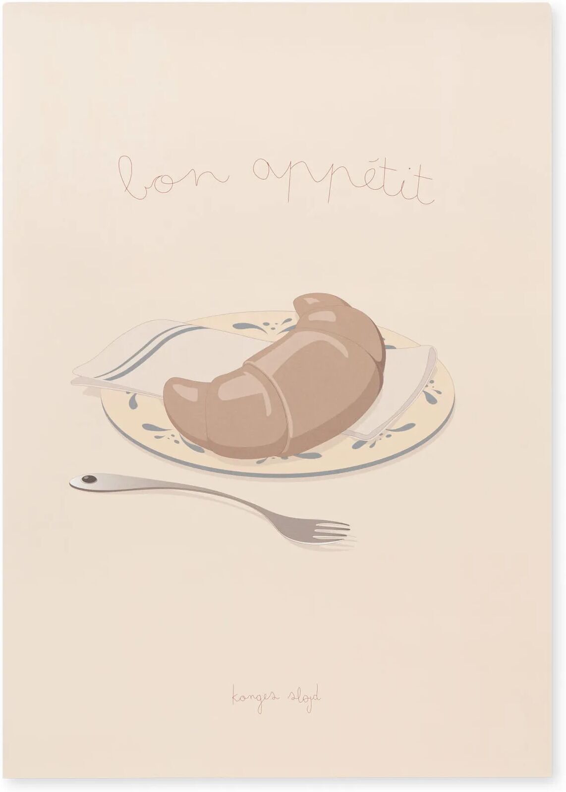Konges Sløjd Affiche Bon Appetit Multicolore taille unique