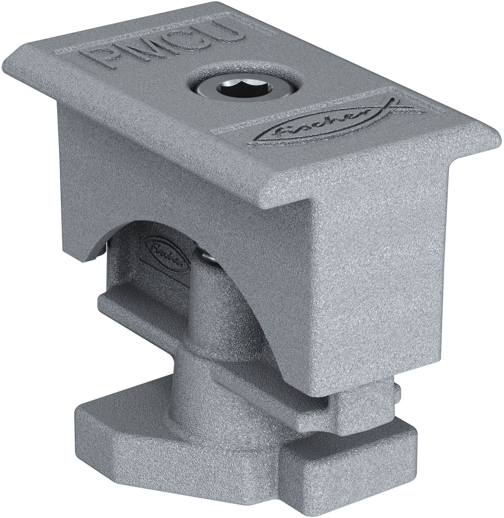 fischer Universal-Mittelklemme vormontiert PM C U AL 30-50 Aluminium (538880)