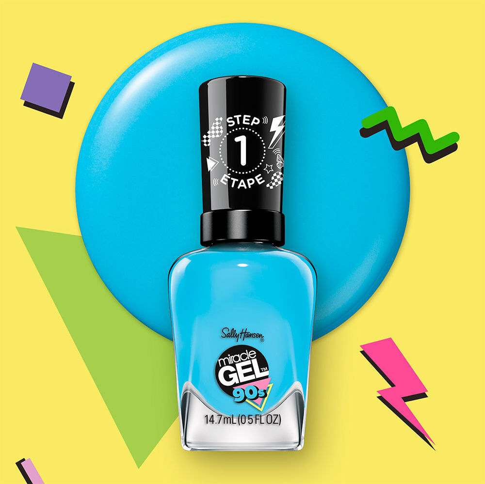 Sally Hansen Vernis à ongles Miracle Gel années 90 #886-I Blue That