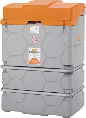 Diesel Stationäre Tankanlage CEMO 1000 L mit E-Pumpe Cube