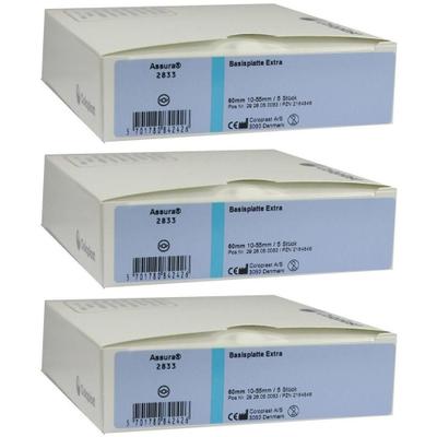 Assura Basisp.RR60 10-55mm m.Gürtelb. x3 3x5 St Basisplatte