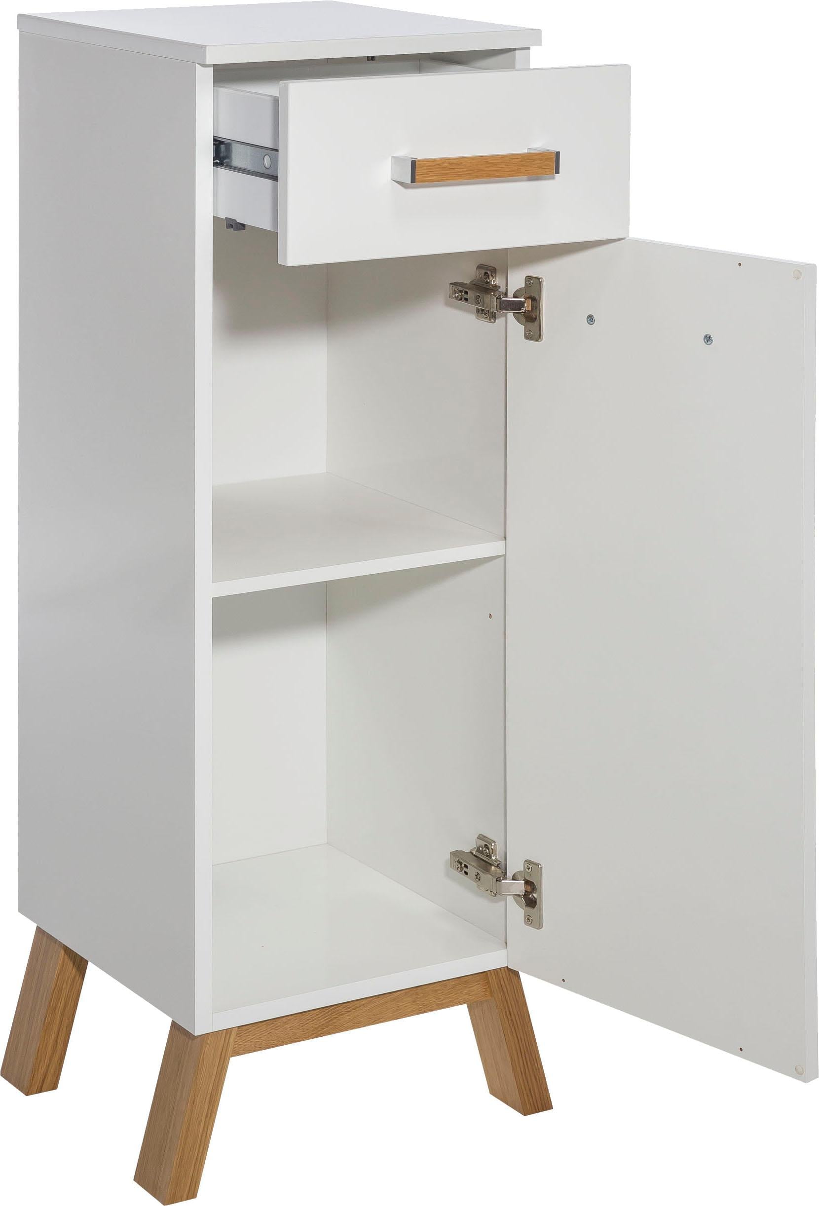 Midischrank SCHILDMEYER "Venlo", weiß, B:32,5cm H:103cm T:35cm, Schränke, Midischrank, Solide Verarbeitung - Dieses Produkt ist in Deutschland gefertigt weiß B/H/T: 32,5cm x 103cm x 35cm