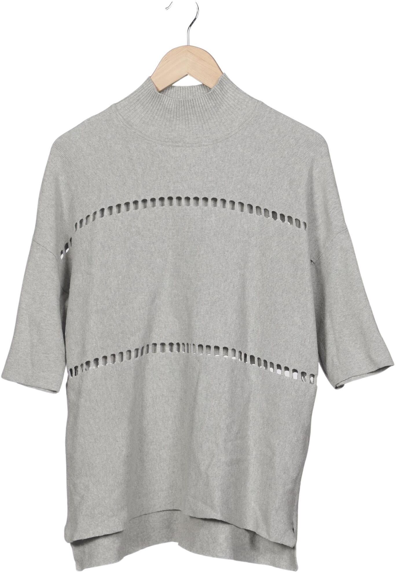 French Connection Damen Pullover, Grau, Gr. S, Baumwolle - Second Hand