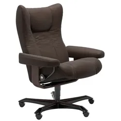 Stressless Bürostuhl Wing Office Leder Braun Batick Brown