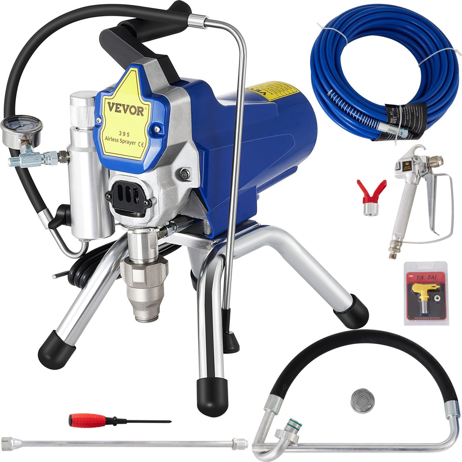 VEVOR Airless spuitmachine 220V, 2200W, verfspuitpistool voor muren