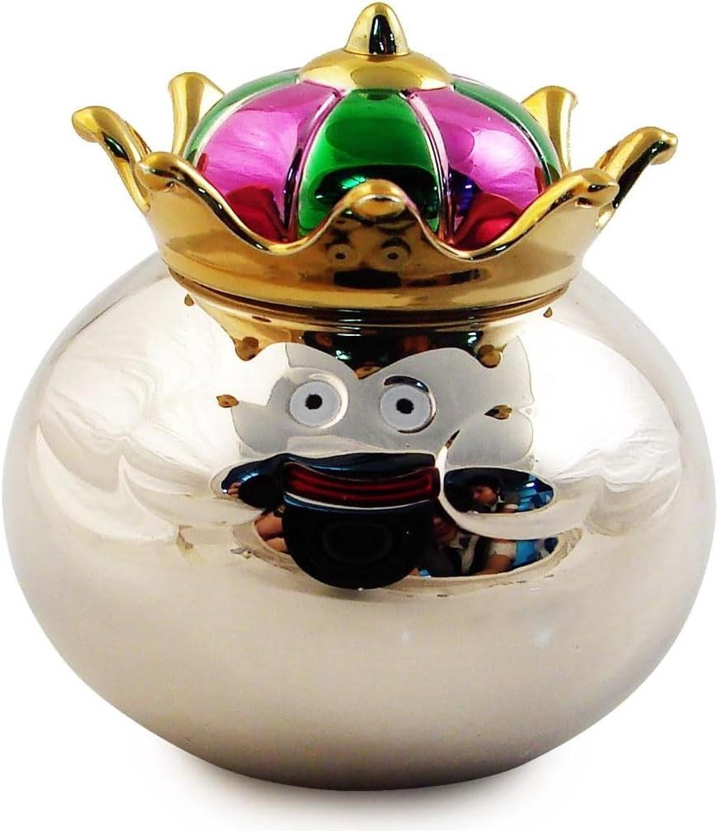 Metal King Slime Figuur Dragon Quest met Metallic Afwerking