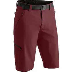 MAIER SPORTS Herren Bermuda Nil Bermuda He-Bermuda el., Größe 60 in Rot Rot