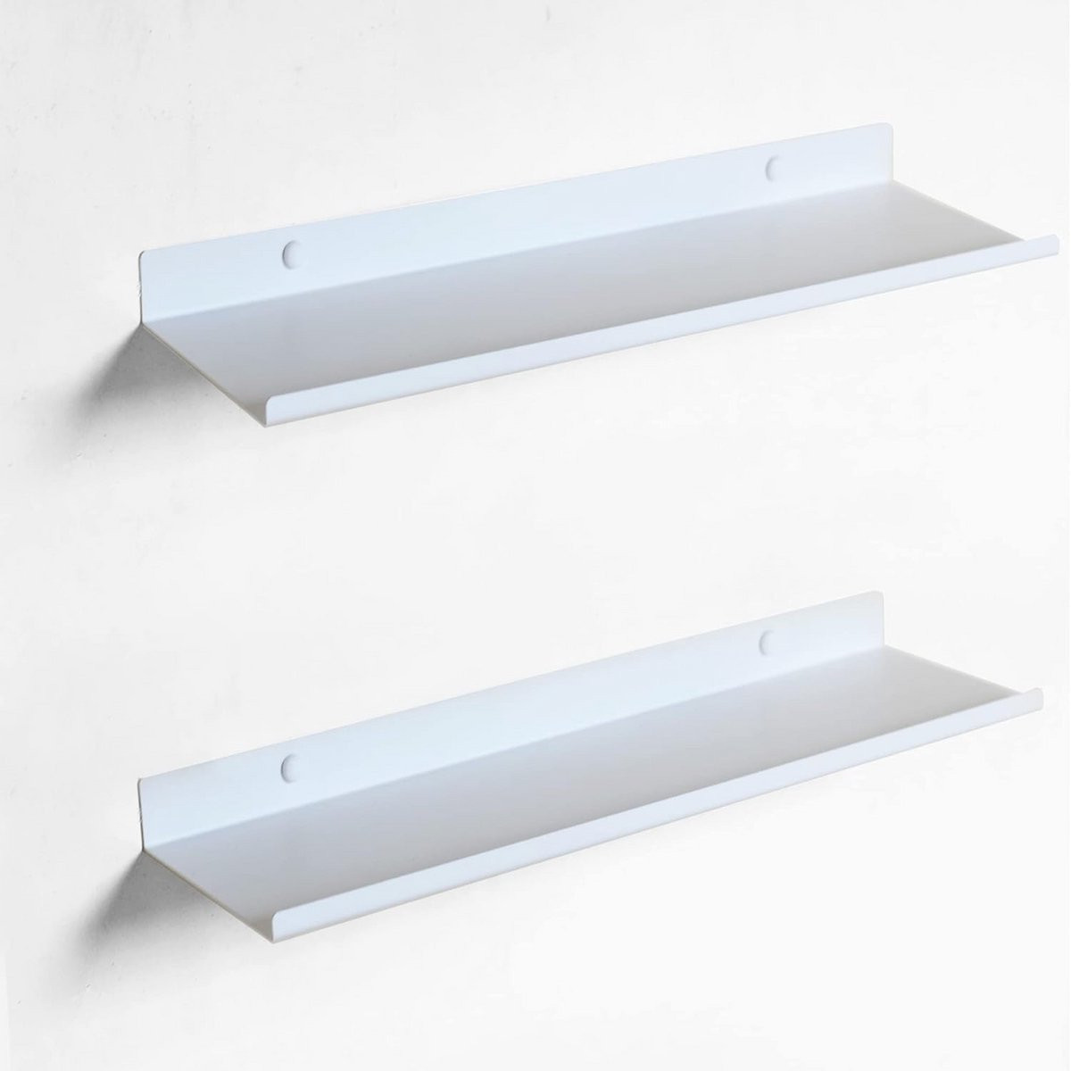 Set van 2 Wandplanken voor Badkamer, Slaapkamer, Woonkamer en Keuken