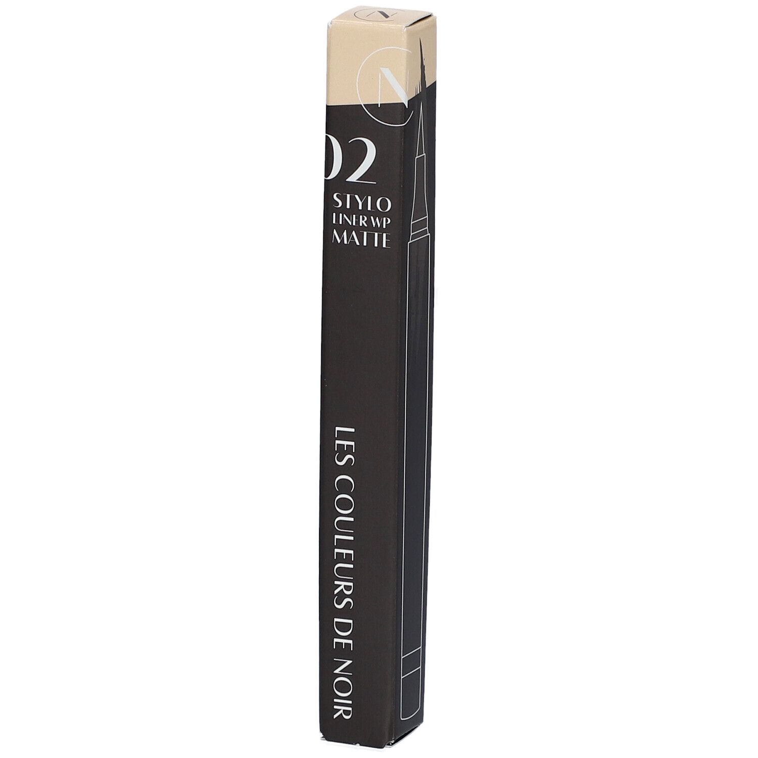 Les Couleurs de Noir Stylo Liner WP Matte 02 Brown 1 St Make up