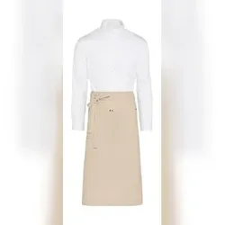 PROVENCE - Bistro Apron with Pocket: One Size / Natural