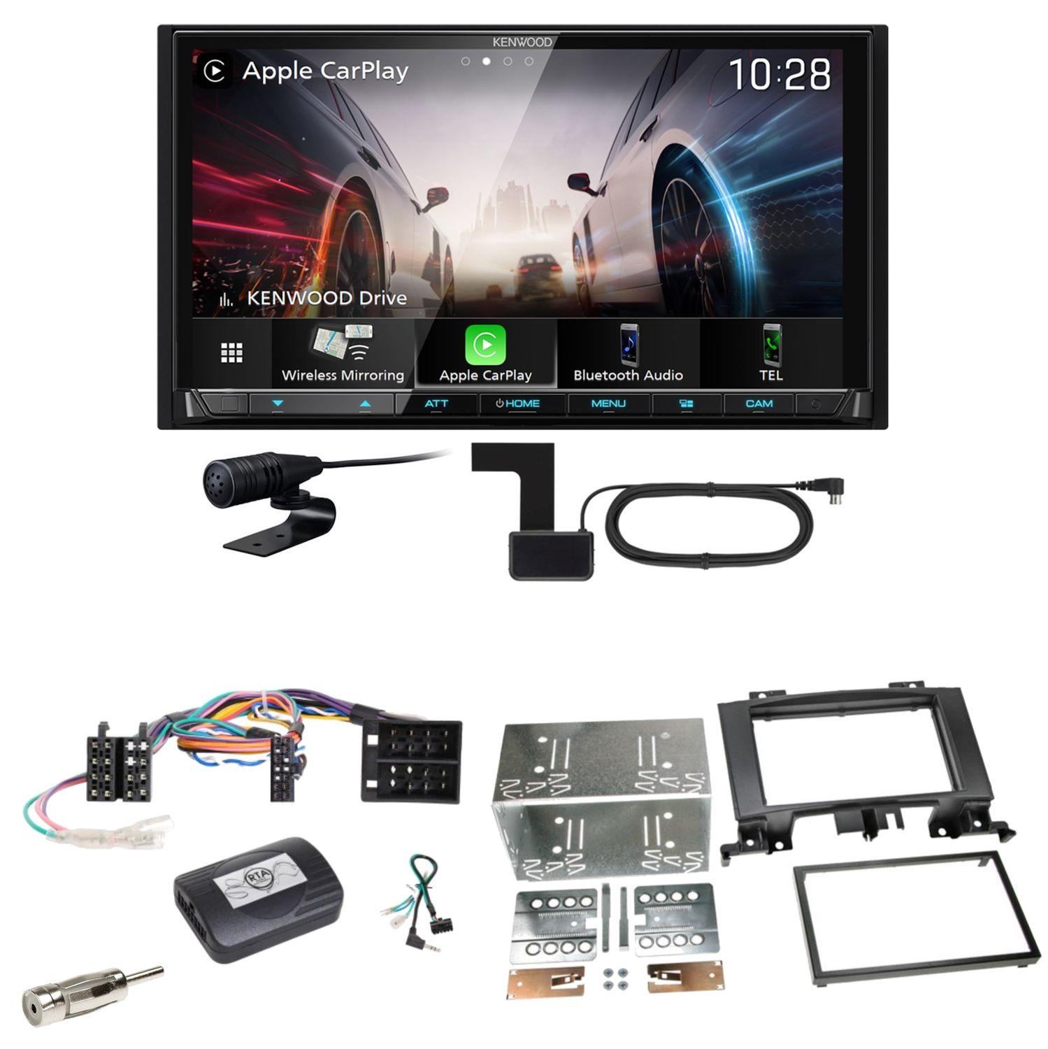 Kenwood DMX8021DABS Android Auto Einbauset für Mercedes Sprinter W906 Crafter