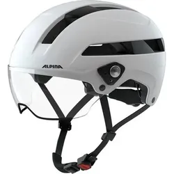 ALPINA Herren Helm SOHO VISOR, Größe 51 in Silber Silber