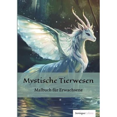 Mystische Tierwesen – Malbuch für Erwachsene, Taschenbuch von SoniqueColors, Tolino media, 978-3-8194-3384-9