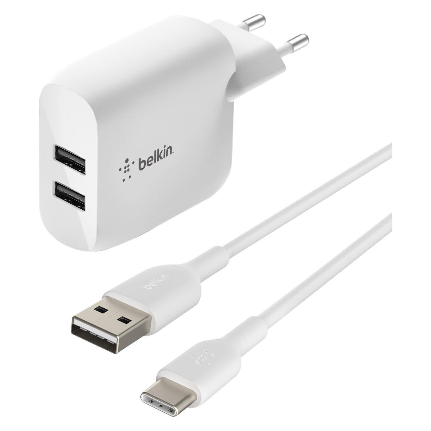 Belkin Boost Charge (12 W, 2 Ports) (WCE001vf1MWH)