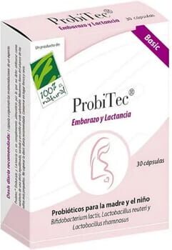 Cien Por Cien Natural Probitec Gravidez Amamentação Basic 30 Caps