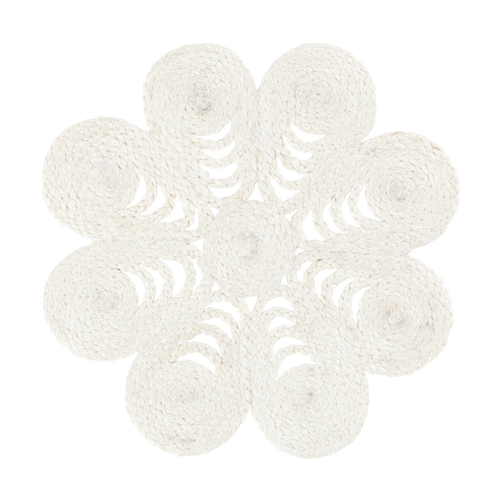 Dixie Elin placemat anemone wit Ø40 cm