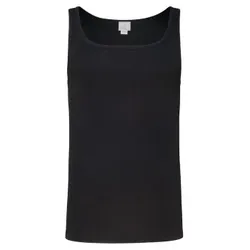 Jockey Cotton A-Shirt Schwarz Baumwolle Small Herren