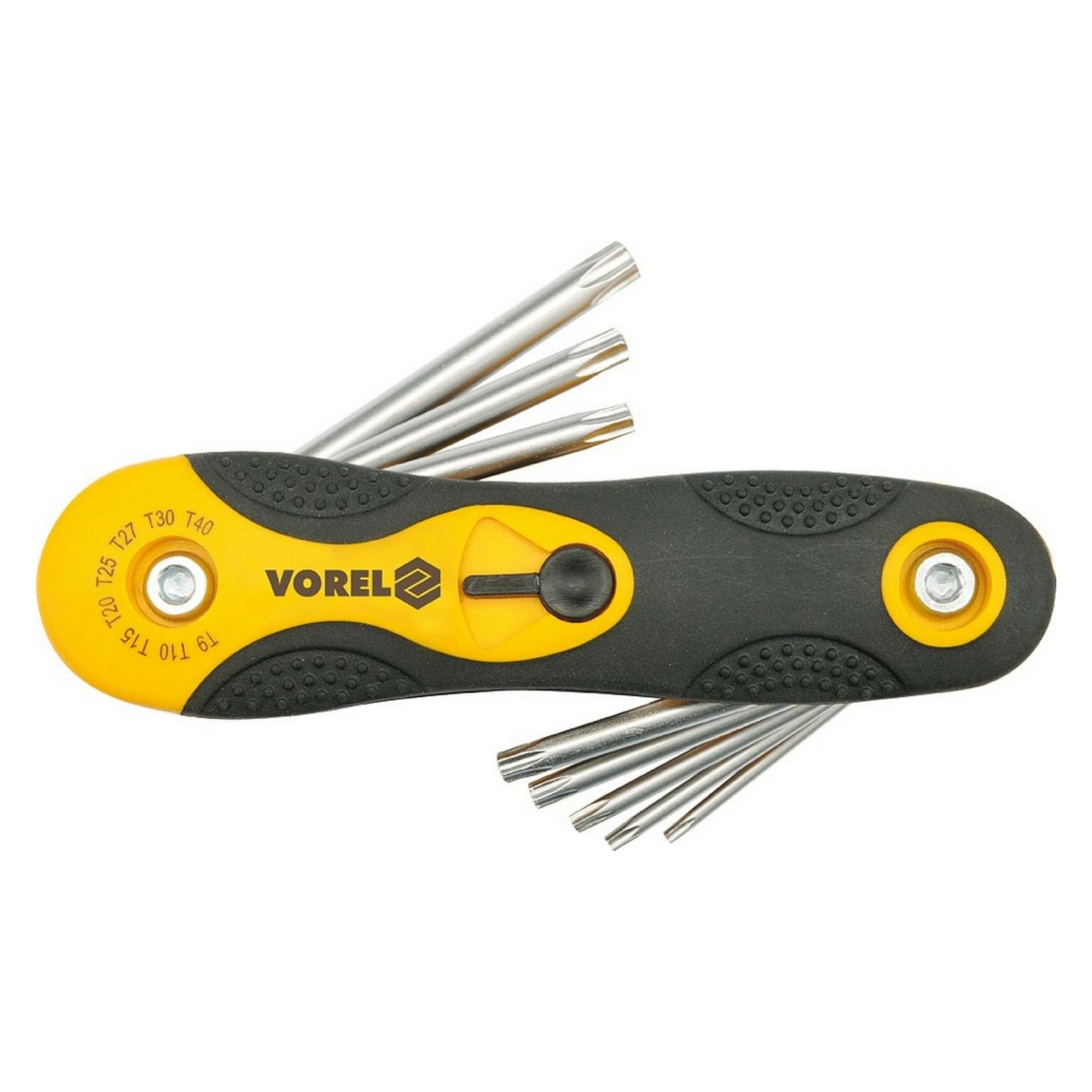 Toya CrV TORX-Schlüsselsatz 9-tlg. (56507)