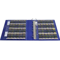 Nova Metallschicht Widerstand Sortiment Metalloxid Widerstände 0207 im Ordner, Widerstand
