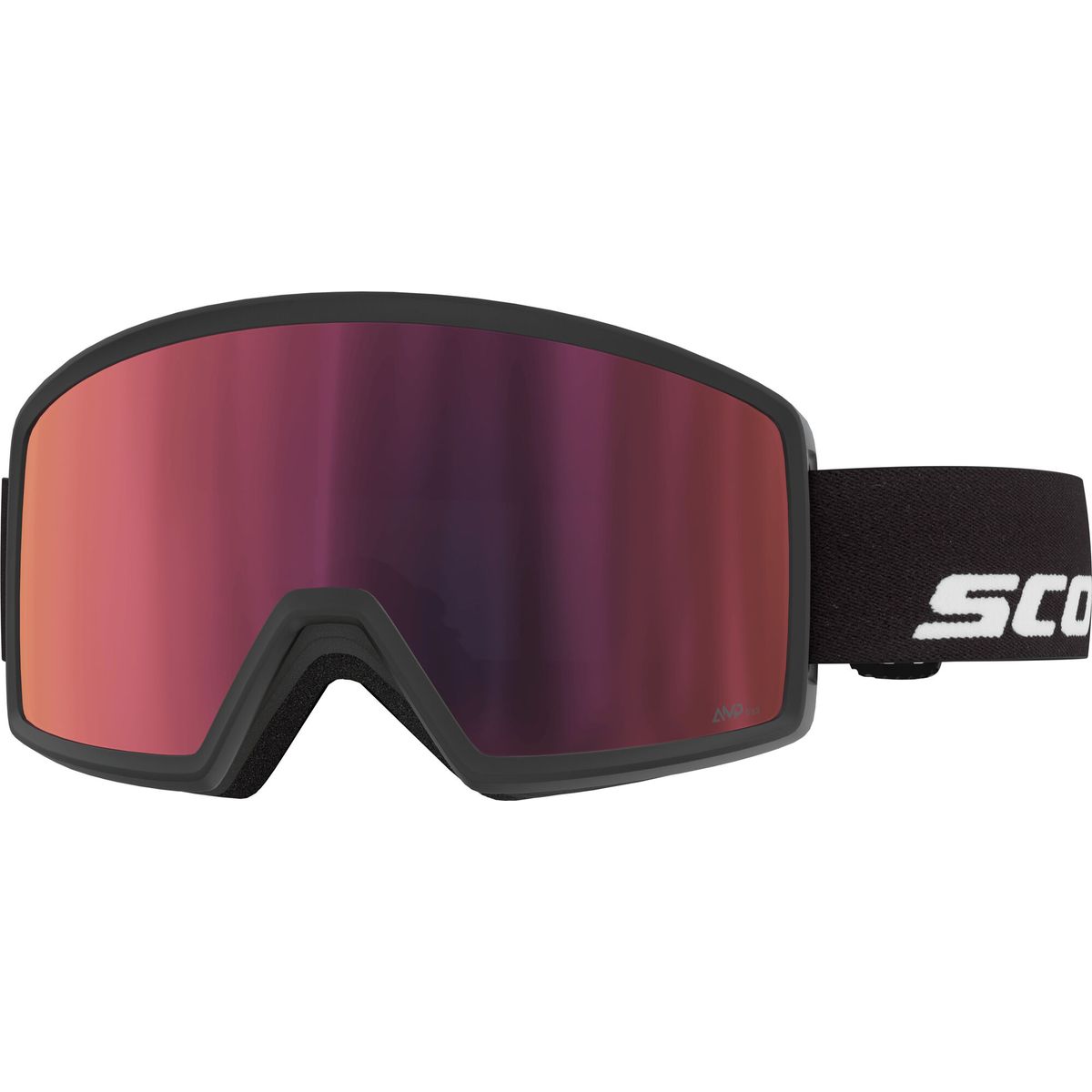 Scott Goggle Neo Compact black / amp white chrome s2 (0001) - 4253310001368