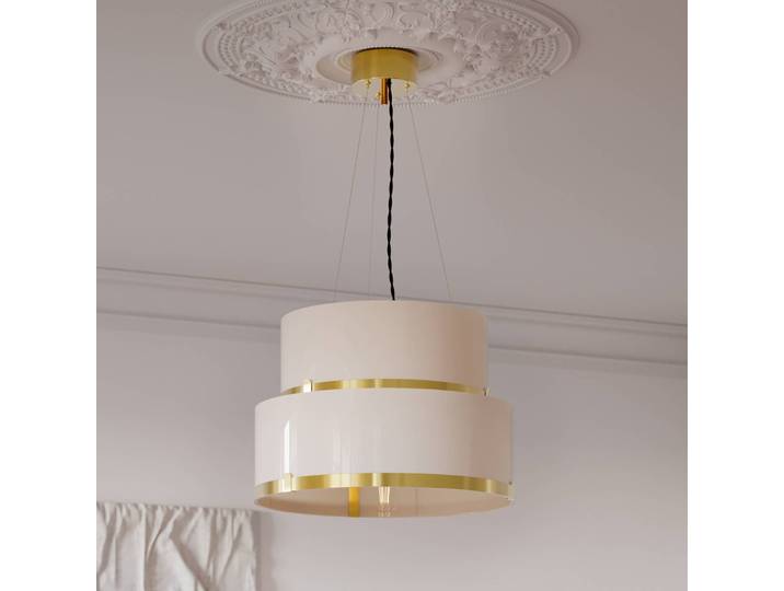 By Rydéns Designer Hängeleuchte Marcel, dimmbar, weiß / opal, für Wohn- / Esszimmer, Glas, Design