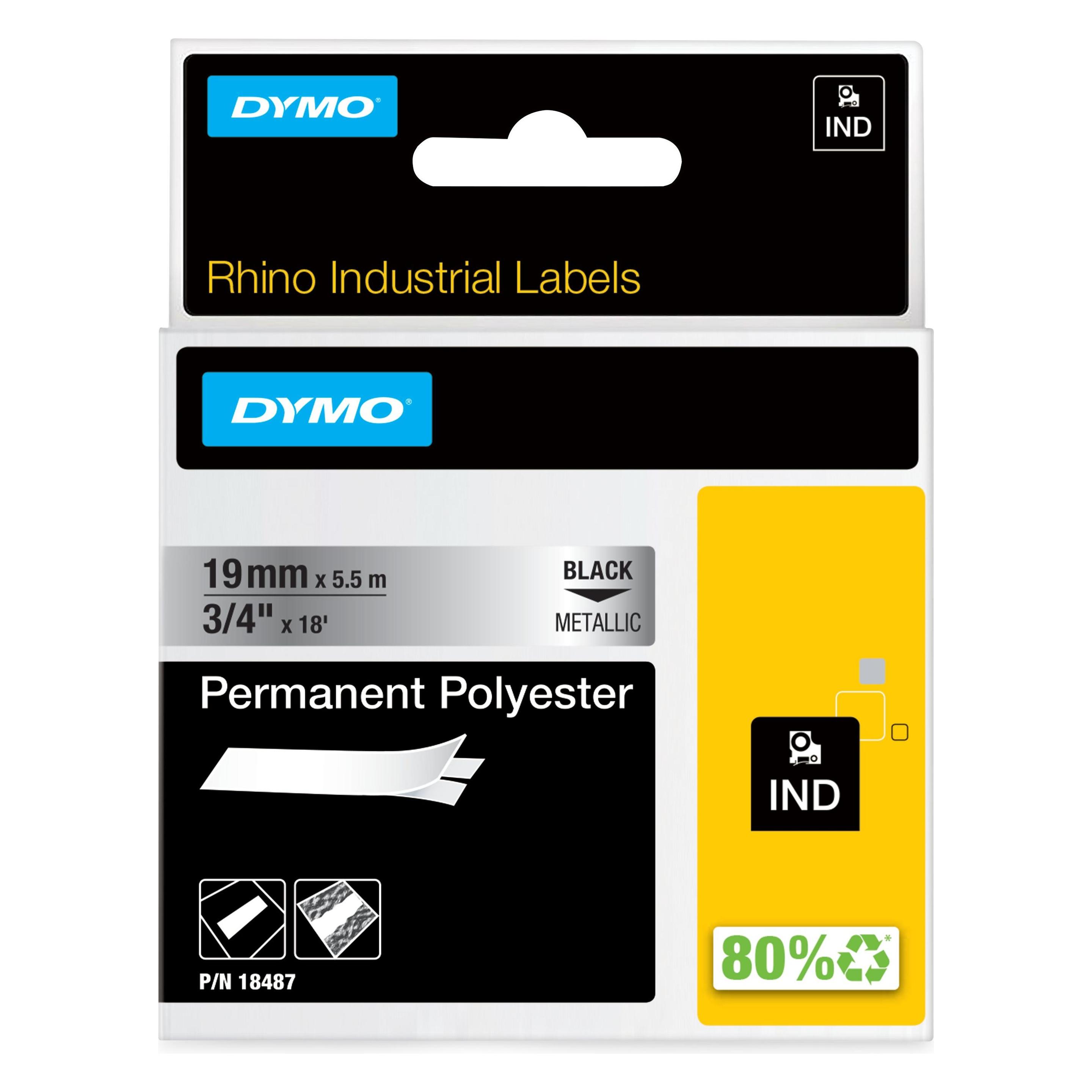 Dymo Polyesteretiketten (19 mm) (S0718200/18762)