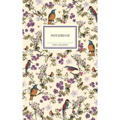 Notizbuch Insel-Bücherei »Singvögel crème«