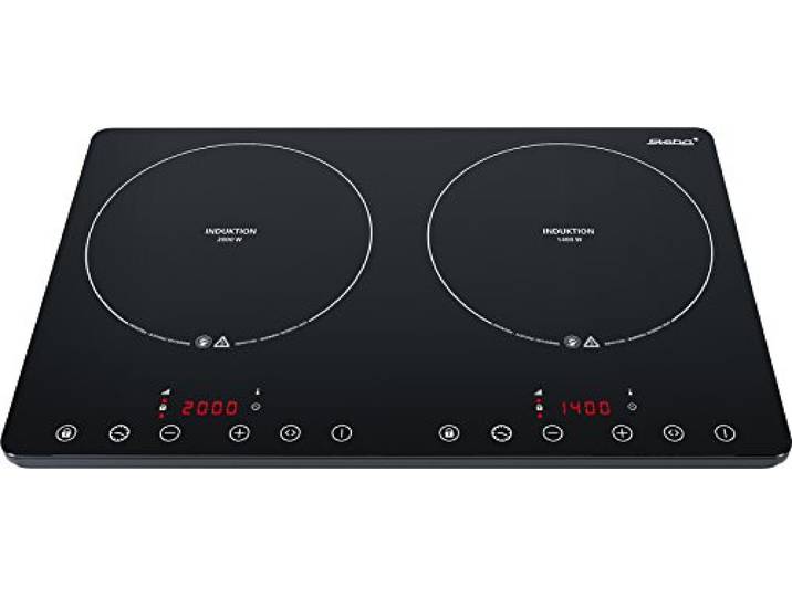 Steba IK 650 Slim Noir Comptoir 60 cm Plaque avec Zone à Induction 2 Zone(s)