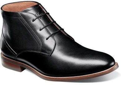 Florsheim Rucci Plain Toe Chukka - Mens 13 Black Boot Medium