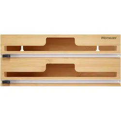 Westmark Folienspender mit Scheidevorrichtung, Küchenrollenhalter, Braun